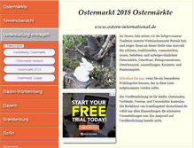 Tablet Screenshot of ostern-international.de